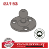 10mm Ball-Cabinet-Flat Small Circular, 3 Hole Application