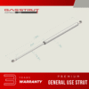 General Use Gas Strut 1202mm Extended, 500mm stroke, 20/42 Diameter, with EF-PHS14 eyes