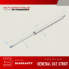 General Use Gas Strut 500mm Extended, 150mm Stroke, 20/42 Diameter, with EF-E8 eyes attached