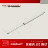 General Use Gas Strut 600mm Extended, 200mm Stroke, 20/42 Diameter, with EF-E8 eyes attached