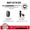 175mm Extended Length, 8/18 Diameter Gas Strut