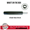 Black Chair Strut 360mm Extended Length, 100mm Shaft Length