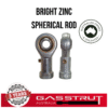 Bright Zinc Spherical rod end 6mm diameter, M6 thread -
