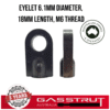 Eyelet 6.1mm Diameter, 18mm Length, M6 Thread -