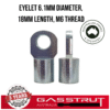 Eyelet 6.1mm Diameter, 18mm Length, M6 Thread -