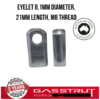 Eyelet 8.1mm Diameter, 21mm Length, M8 thread -