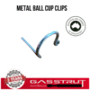 Metal Ball Cup Clips x 4 (suits 10mm) -