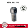 Metal Ball Cups 10mm Diameter, 18mm Length, M6 Thread -